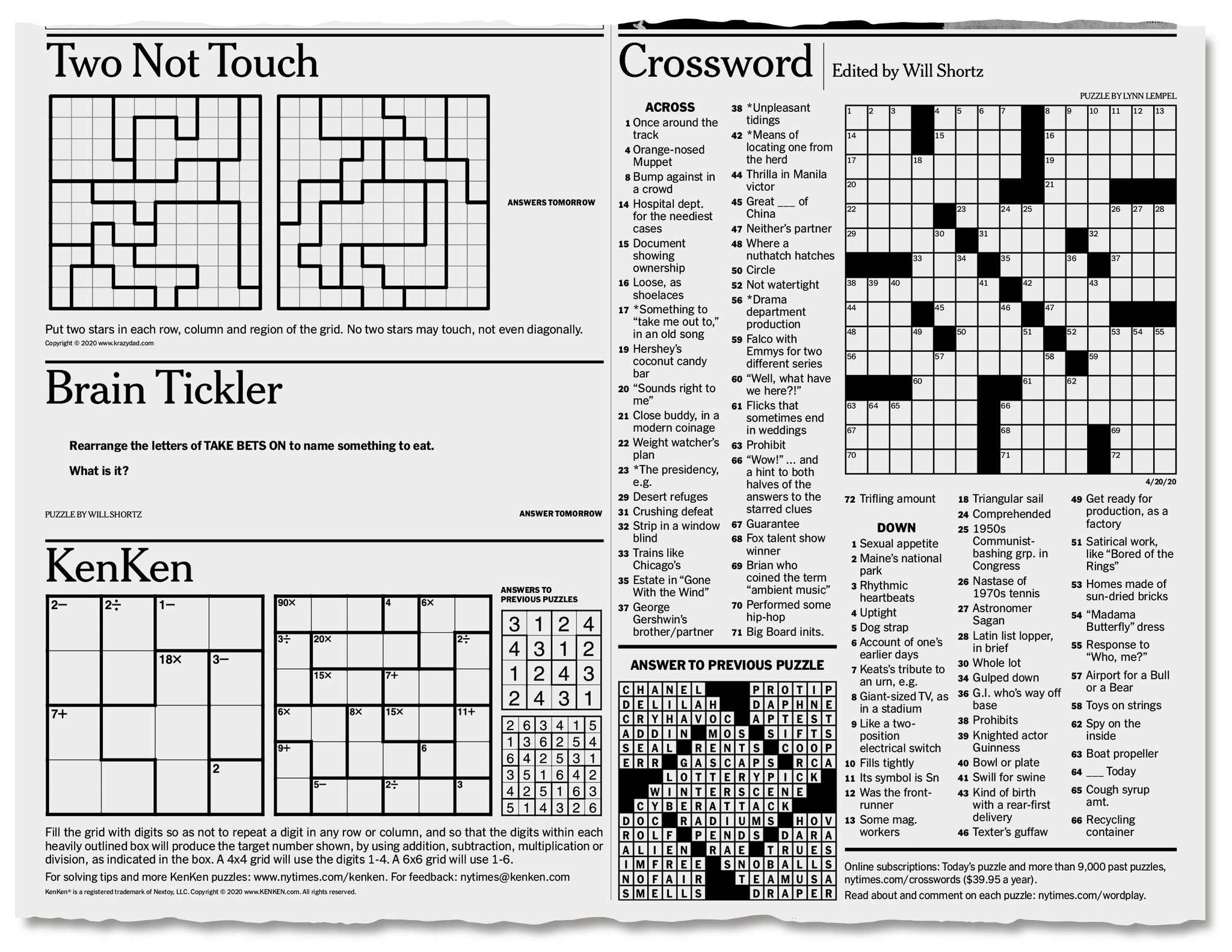 Featured image for new york times puzzles - The New York Times