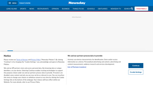 Screenshot of Play Stan Newman's Daily Crossword Puzzle - Newsday