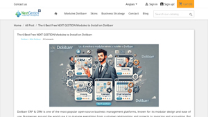 Screenshot of The 6 Best Free NEXT GESTION Modules to Install on Dolibarr