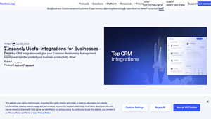 Screenshot of Top 7 Useful Integrations for Businesses to Work Smarter - Nextiva
