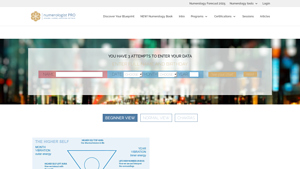 Screenshot of chaldean numerology tool - Numerologist PRO