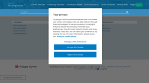 Screenshot of Calculating Maintenance IV Fluid Rate | Lippincott NursingCenter