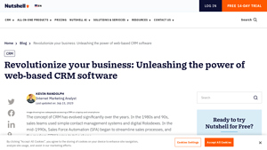 Screenshot of What Is Web-Based CRM Software? | Top 6 Platforms Compared