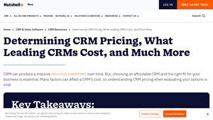 Screenshot of CRM Pricing: How Much Do Leading CRMs Cost?