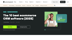 Screenshot of The 10 best ecommerce CRM software [2025] - Omnisend