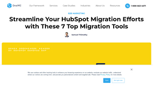Screenshot of 7 Hubspot Migration Tools | OneIMS