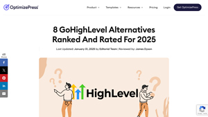 Screenshot of 8 GoHighLevel Alternatives Ranked and Rated for 2025