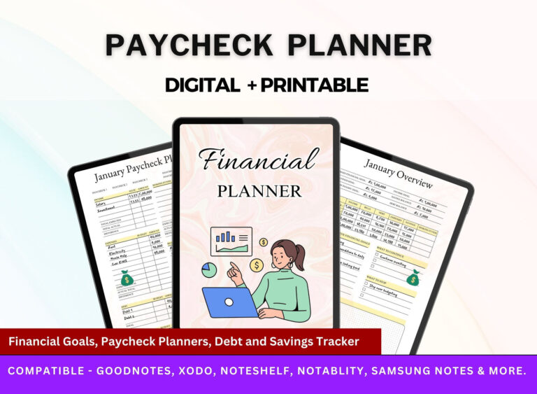 Featured image for paycheck calculator wi - Paycheck Budget Planner, Bi Weekly ...
