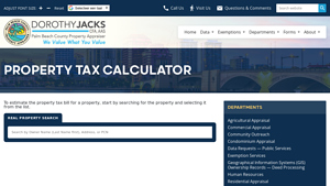 Screenshot of Property Tax Calculator