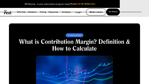 Screenshot of Contribution Margin: Definition, Tips & Strategies for Increasing Profit