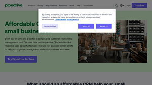 Screenshot of Cheap CRM | Best Low-Cost CRM Tools - Pipedrive