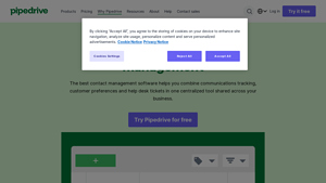 Screenshot of The best CRM for contact management - Pipedrive