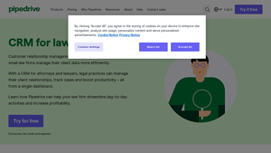 Screenshot of CRM for Law Firms | Best CRM Software for Lawyers & Attorneys
