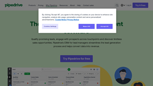 Screenshot of Best CRM for Lead Management - Pipedrive
