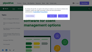 Screenshot of 5 Best Mortgage CRM Software - Pipedrive