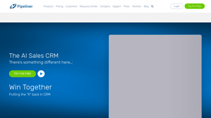 Screenshot of Pipeliner CRM
