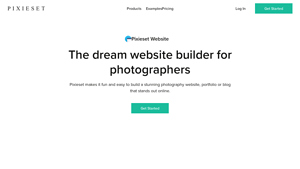 Screenshot of Pixieset Website Builder | Photography Website, Portfolio & Blog