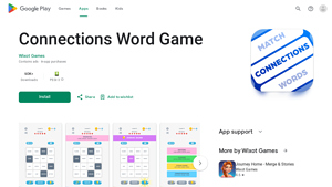 Screenshot of Connections Word Game - Apps on Google Play