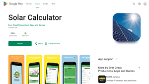 Screenshot of Solar Calculator - Apps on Google Play