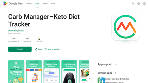 Screenshot of Carb Manager–Keto Diet Tracker - Apps on Google Play