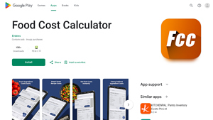 Screenshot of Food Cost Calculator - Apps on Google Play