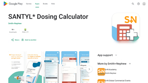 Screenshot of SANTYL* Dosing Calculator - Apps on Google Play