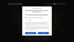 Screenshot of Play Hosting | Minecraft Servers, 100% Free, Forever