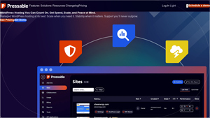 Screenshot of Truly Incredible WordPress Hosting by Pressable