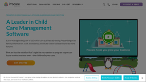 Screenshot of Procare | The Leader in Child Care Management Software