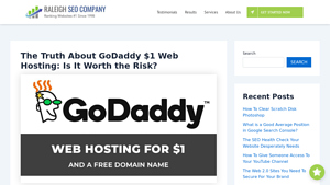 Screenshot of GoDaddy Web Hosting For $1: Is It Worth The Risk?