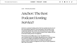 Screenshot of Anchor : The Best Podcast Hosting Service?