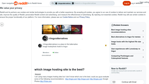 Screenshot of which image hosting site is the best? : r/imguralternatives - Reddit