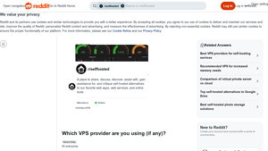 Screenshot of Which VPS provider are you using (if any)? : r/selfhosted - Reddit