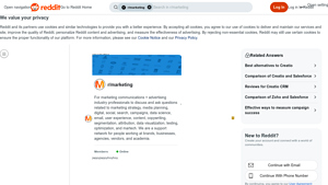 Screenshot of We are ditching Salesforce. What are your thoughts on Zoho or ...