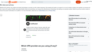 Screenshot of Which VPS provider are you using (if any)? : r/selfhosted - Reddit