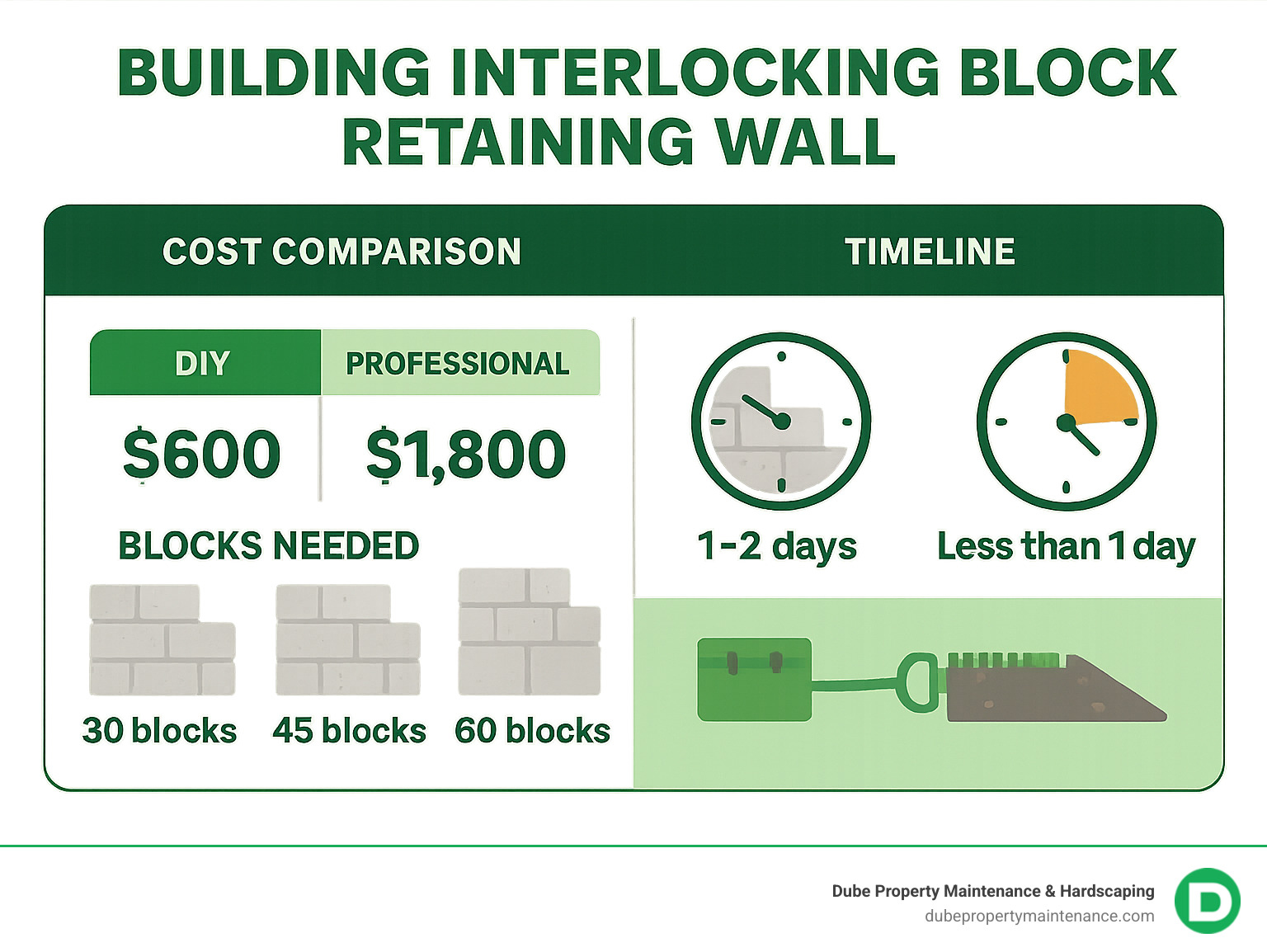Featured image for retaining wall calculator - Building Interlocking Block Retaining ...