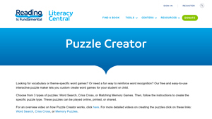 Screenshot of Puzzle Creator - RIF.org