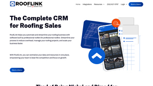 Screenshot of RoofLink | The Best Roofing Software for Sales, Estimates, Orders ...