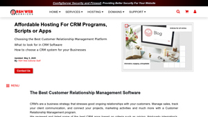 Screenshot of What are the Best Self-Hosted Customer Relationship Management