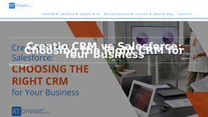 Screenshot of Creatio CRM vs Salesforce: Choosing the Right CRM for Your ...