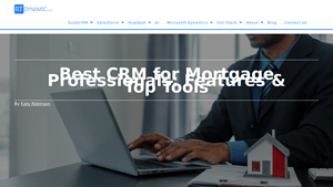 Screenshot of Best CRM for Mortgage Professionals: Features & Top Tools