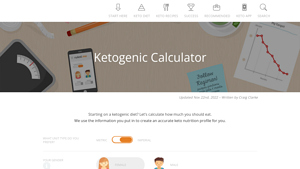 Screenshot of Keto Calculator | Determine Your Personal Macros [Precise & Simple]