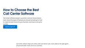Screenshot of What to Look for in the Best Call Center Software - Salesforce