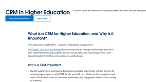 Screenshot of CRM in Higher Education: A Complete Guide | Salesforce US