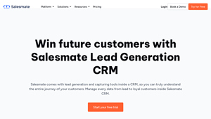 Screenshot of Ultimate Lead Generation CRM Software to Capture More MQLs