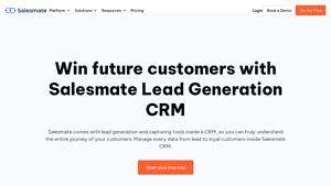 Screenshot of Ultimate Lead Generation CRM Software to Capture More MQLs