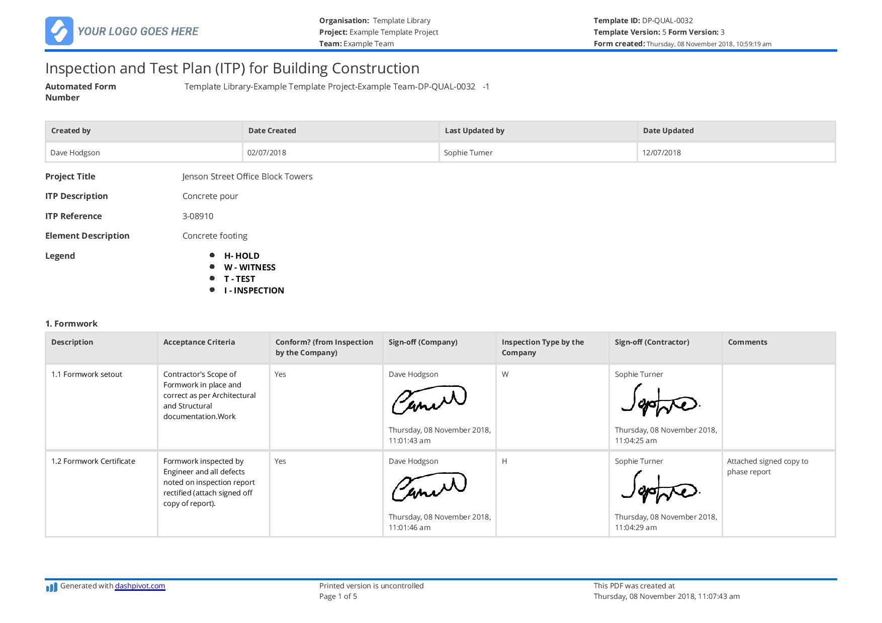Featured image for sat test calculator - Test Plan for Building Construction ...