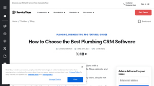 Screenshot of How to Choose the Best Plumbing CRM Software - ServiceTitan