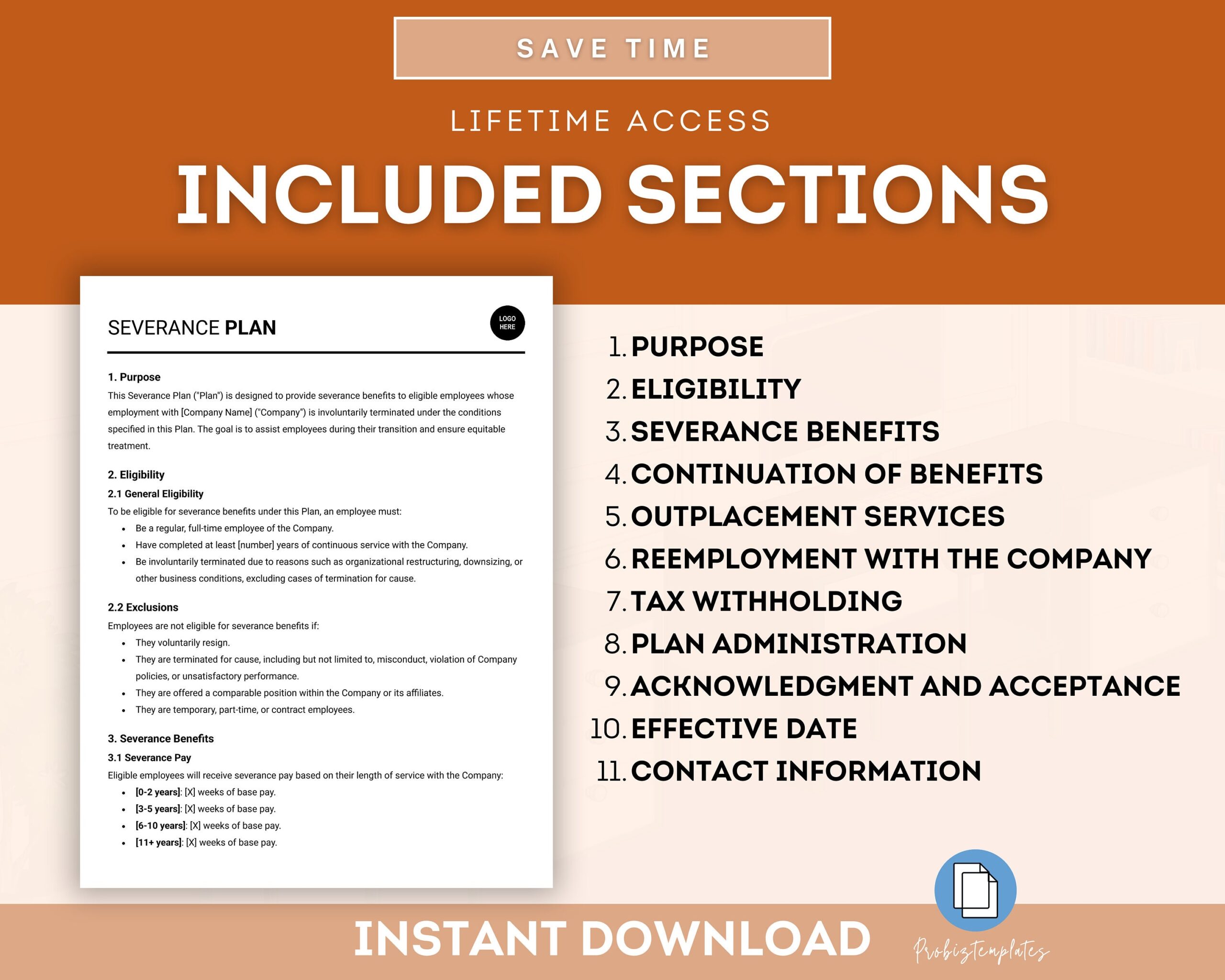 Featured image for severance package calculator - Severance Plan Template, Employee ...