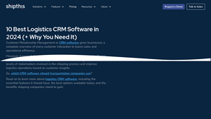 Screenshot of 10 Best Logistics CRM Software in 2024 (+ Why You Need It)